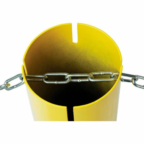 Global Industrial™ 10' Steel Bollard Security Chain 4 Global Industrial™ 10' Steel Bollard Security Chain - Image 2