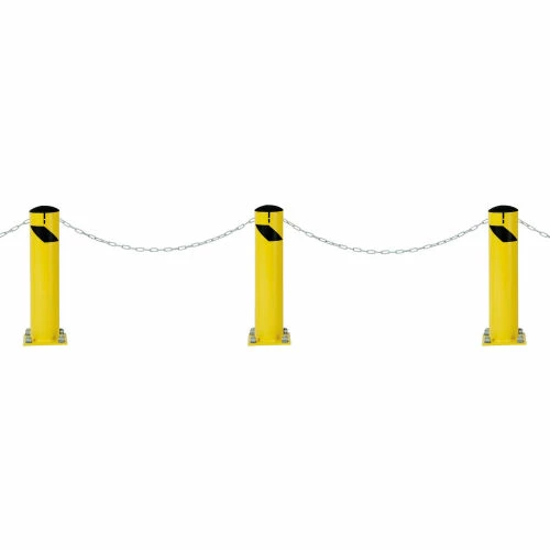 Global Industrial™ 10' Steel Bollard Security Chain 6 Global Industrial™ 10' Steel Bollard Security Chain - Image 4