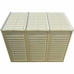 SideMate Vinyl Outdoor Storage Shed 06625, 3'11"W X 7'10"D X 6'1"H, Includes Foundation -Outdoor Structures & Storage Shop 269542 5