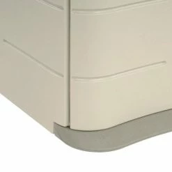 Rubbermaid Horizontal Split-Lid Shed FG375301OLVSS, 4'7"W X 2'4"D X 3'H -Outdoor Structures & Storage Shop 269939 08