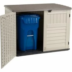 Suncast® Stow-Away Horizontal Shed, 70-1/2"W x 44-1/2"D x 52"H, 70 Cu. Ft. -Outdoor Structures & Storage Shop 298462 03