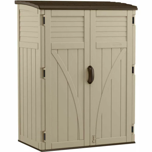 Suncast 54 Cu Ft Vertical Shed BMS5700 - 53"W x 32-1/2"D x 69-1/2"H 3 Suncast 54 Cu Ft Vertical Shed BMS5700 - 53"W x 32-1/2"D x 69-1/2"H
