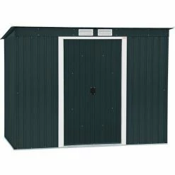 DuraMax Pent Roof Galvanized Steel Storage Shed 50651 8-5/8'W x 4-1/16'D x 5-15/16'H