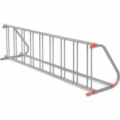 Global Industrial Single-Sided Grid Bike Rack, 9-Bike Capacity, Powder Coated Steel -Outdoor Structures & Storage Shop 652771 03