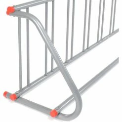 Global Industrial Single-Sided Grid Bike Rack, 9-Bike Capacity, Powder Coated Steel -Outdoor Structures & Storage Shop 652771 04