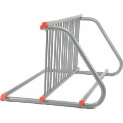 Global Industrial Double-Sided Grid Bike Rack, 10-Bike Capacity, Powder Coated Steel -Outdoor Structures & Storage Shop 652772 02