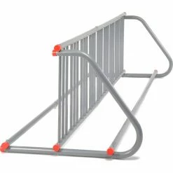 Global Industrial™ Double-Sided Grid Bike Rack, 18-Bike Capacity, Powder Coated Steel -Outdoor Structures & Storage Shop 652773 02