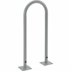 Global Industrial U-Rack Bike Rack, 2-Bike Capacity, Flange Mount, Gray