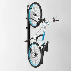Global Industrial Indoor Vertical Bike Rack Mount, Lockable, 1 Bike Capacity, Black -Outdoor Structures & Storage Shop 670509 04