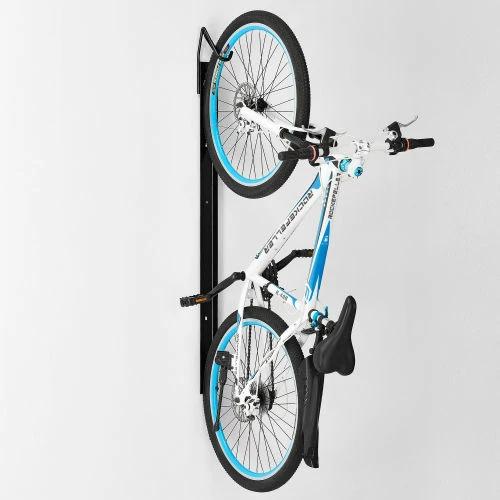 Global Industrial Indoor Vertical Bike Rack Mount, 1 Bike Capacity, Black 7 Global Industrial Indoor Vertical Bike Rack Mount, 1 Bike Capacity, Black - Image 5