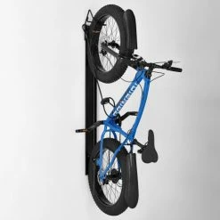 Global Industrial™ Indoor Vertical Fat Tire Bike Rack Mount, Lockable, 1 Bike Capacity, Black -Outdoor Structures & Storage Shop 670512 04