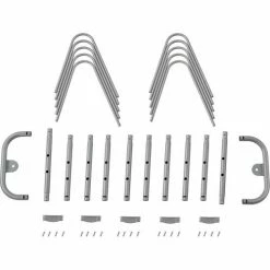 Global Industrial Single-Sided Adjustable Bicycle Parking Rack, 5-Bike Capacity -Outdoor Structures & Storage Shop 708150 04