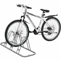 Global Industrial Single-Sided Adjustable Bicycle Parking Rack, 5-Bike Capacity -Outdoor Structures & Storage Shop 708150 07