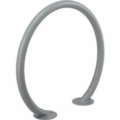 Global Industrial™ Circle Bike Rack, 2 Bike Capacity, Flange Mount, Gray -Outdoor Structures & Storage Shop 708388GY 02
