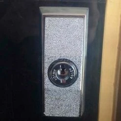 American Bicycle Security Bike Locker Option-Master Keyed Chrome Plated T-Handle Locks With Abloy High Security Cylinders