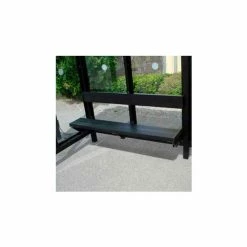 Austin Mohawk ADA Bench for 10' Bus Smoking Shelter, Bronze