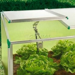 Exaco BioStar Premium Cold-Frame, 59"L x 32"W x 20"H -Outdoor Structures & Storage Shop Biostar Auto opener 1000x1000 1