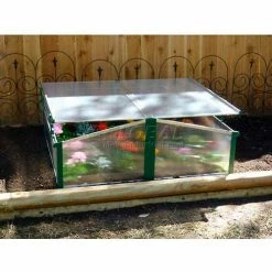 Exaco Easy-Fix Double Cold-Frame, 48"L x 40"W x 16"H -Outdoor Structures & Storage Shop Double Cold Frame open 2 MR