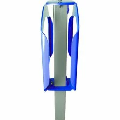 Frost Products Bike Stop Double Ring Bike Rack, Gray/Blue 8 Frost Products Bike Stop Double Ring Bike Rack, Gray/Blue -Outdoor Structures & Storage Shop Frost code 2070 blue side