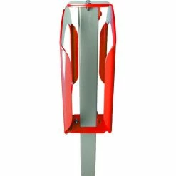 Frost Products Bike Stop Double Ring Bike Rack, Gray/Red -Outdoor Structures & Storage Shop Frost code 2070 red side