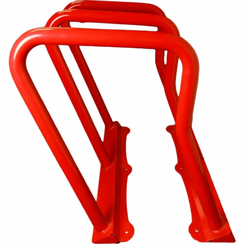 Frost Products Surf 6 Bike Capacity Steel Bike Rack, Red 4 Frost Products Surf 6 Bike Capacity Steel Bike Rack, Red - Image 2