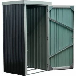 Hanover HANPATSHD-GW Galvanized Steel Shed, 31-7/8"L x 38-3/5"W x 70-7/8"H, Dark Gray/White 12 Hanover HANPATSHD-GW Galvanized Steel Shed, 31-7/8"L x 38-3/5"W x 70-7/8"H, Dark Gray/White -Outdoor Structures & Storage Shop HANPATSHDGW 9