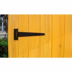 Hanover Wooden Storage Shed, 30" x 20-2/5" x 69-3/5" Yellow -Outdoor Structures & Storage Shop HANWS0102 YEL 4