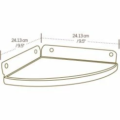 Shed Corner Shelf Kit For Lifetime Sheds -Outdoor Structures & Storage Shop LT0110 11