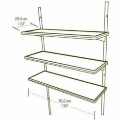 30" Shelf Kit For Lifetime Sheds -Outdoor Structures & Storage Shop LT0130 11