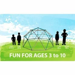 Lifetime® Geo Dome Climber, Earthtone -Outdoor Structures & Storage Shop LT90136 22