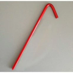 Monk Industries 10" Mini Tarp Hook Stake, Red
