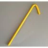 Monk Industries 10" Mini Tarp Hook Stake, Yellow -Outdoor Structures & Storage Shop MK3 31210BYL