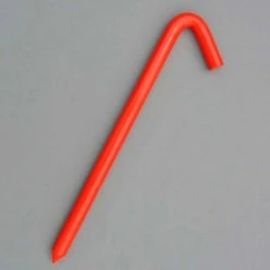 Monk Industries 12" Hook Stake, Orange