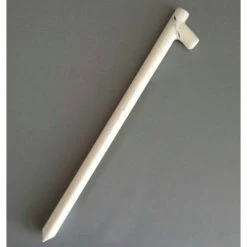 Monk Industries 12" Forged Head Stake, Bright White