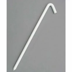 Monk Industries 18" Hook Stake, Bright White