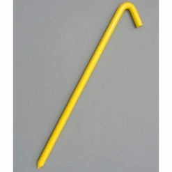 Monk Industries 18" Hook Stake, Yellow