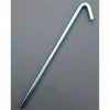 Monk Industries 18" Zinc Plated Hook Stake, Unpainted