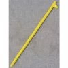 Monk Industries 18" Forged Head Stake, Yellow -Outdoor Structures & Storage Shop MK3 62518HYL