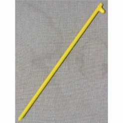 Monk Industries 24" Forged Head Stake, Yellow