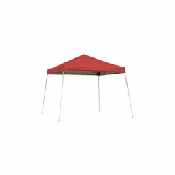 ShelterLogic 8x8 S L Popup Canopy - Red Cover w/Black Bag