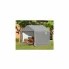 ShelterLogic, Shed-in-a-box, Canopy Storage Shed 6'L x 6'W x 6'H, Gray -Outdoor Structures & Storage Shop NOP 70401