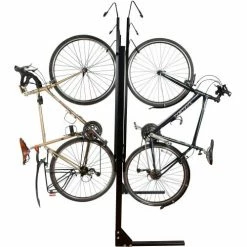 Bike Fixation By Saris Saris® 8033, Indoor 6 Bike Non-Lockable Double Sided Vertical Storage Rack
